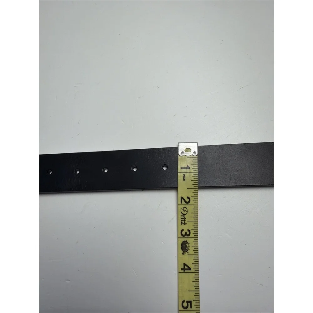 Handcrafted Kenneth Cole REACTION Men's Belt Black Size M 36 Black Buckle.